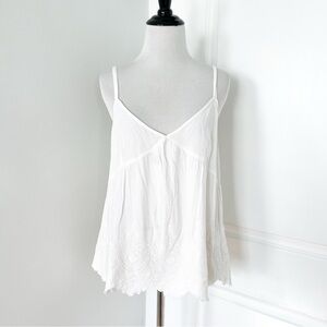 Shabby Chic White Camisole Top
